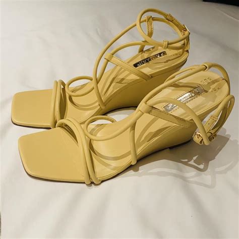 yellow sandals primark